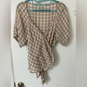 Madewell wrap top